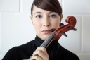 Portrait mit Geige